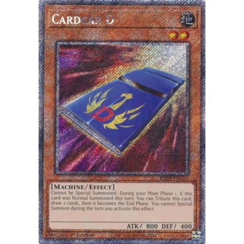Cardcar D (Platinum Secret Rare) - RA04-EN181 Platinum Rare