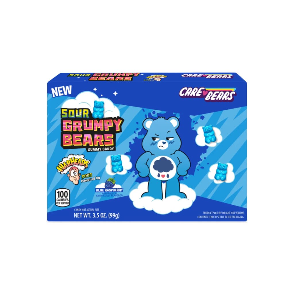 Care Bears X Warheads Sour Grumpy Theatre Box