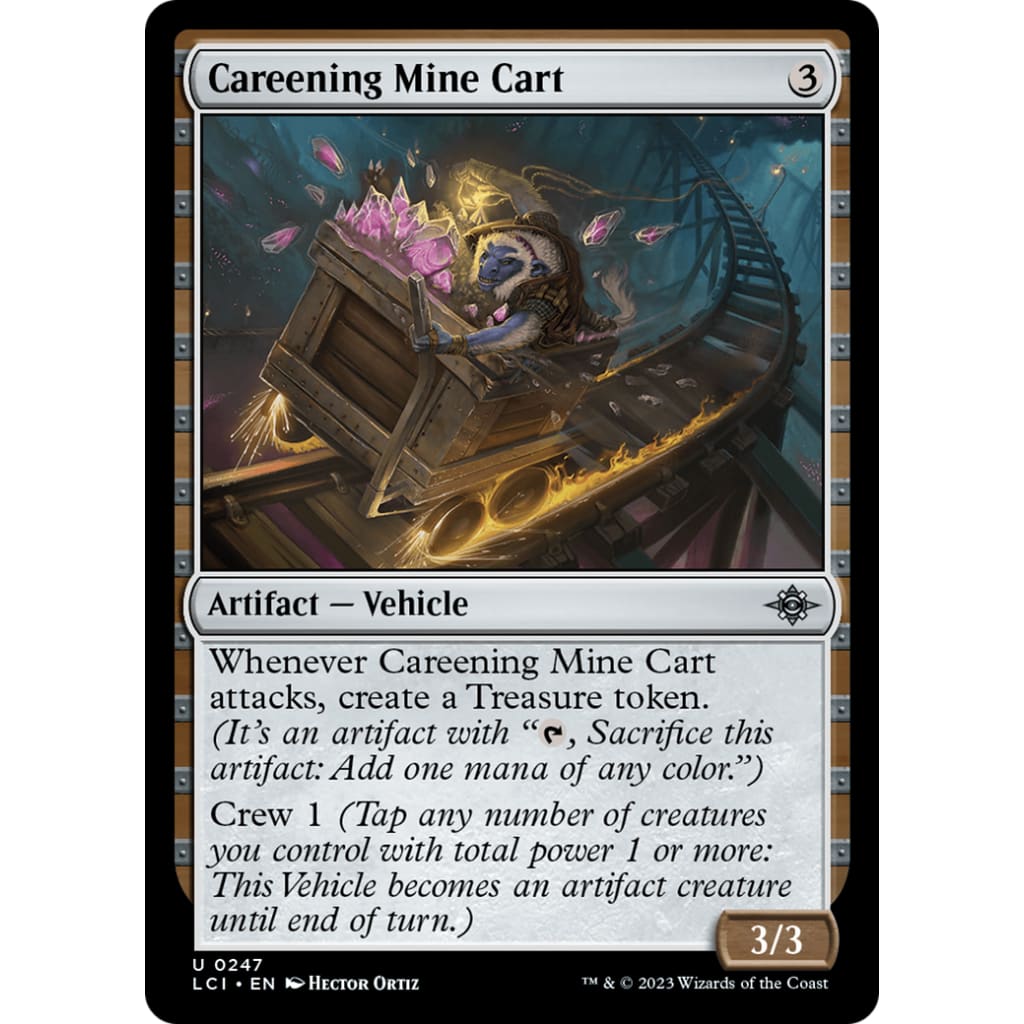 Careening Mine Cart (LCI-247): (vehicle) - Single