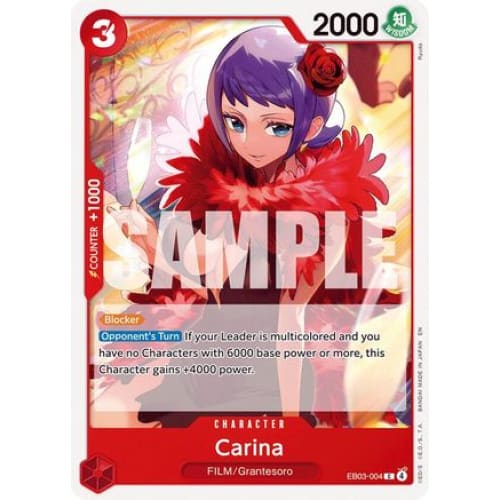Carina EB03-004 C Extra Booster: One Piece Heroines Edition