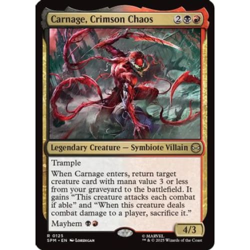 Carnage Crimson Chaos (SPM-125) - Single