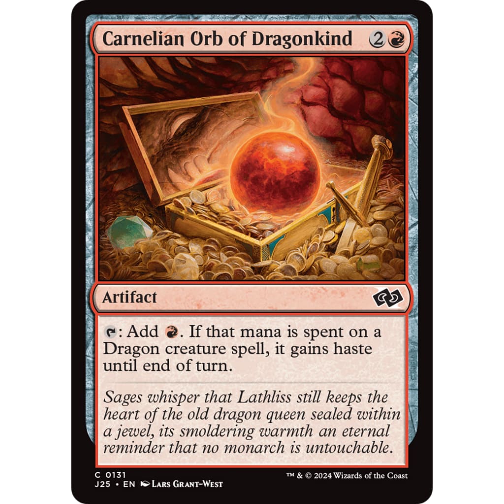 Carnelian Orb of Dragonkind (J25-131) - Single