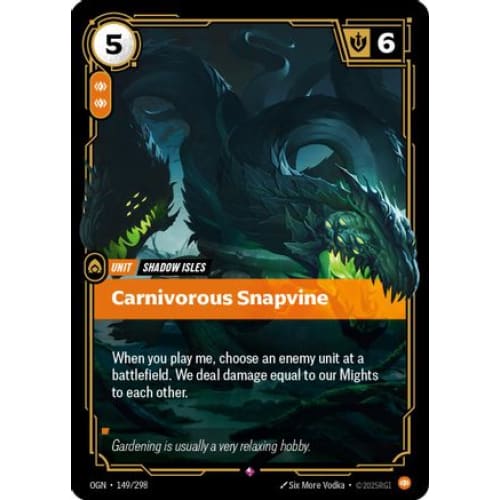Carnivorous Snapvine (149/298) - Origins Foil - Single
