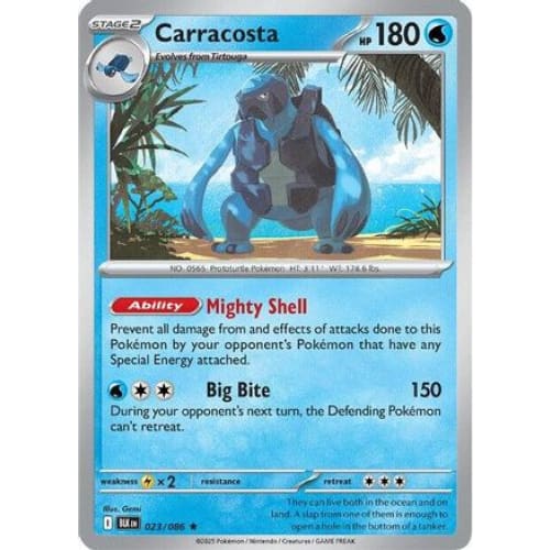 Carracosta (23) Rare Classic Reverse Holofoil - Single
