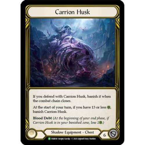 Carrion Husk (Golden) (FLESH AND BLOOD: PROMO CARDS)