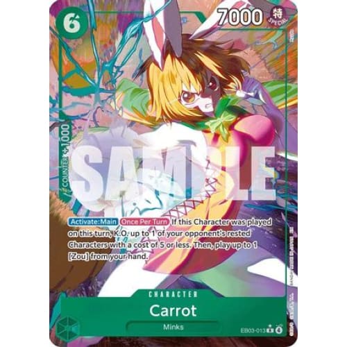 Carrot (Alternate Art) EB03-013 R Extra Booster: One Piece