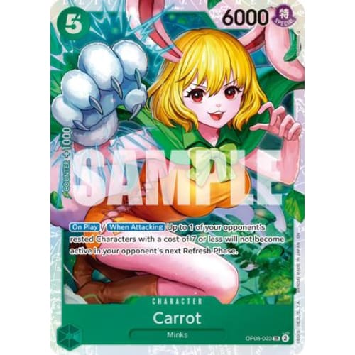 Carrot (Reprint) OP08-023 SR Premium Booster -The Best-
