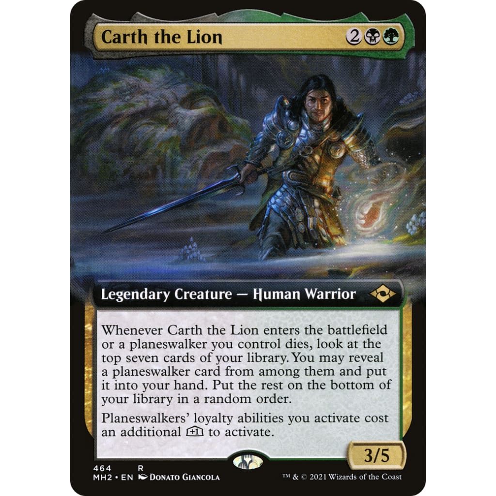 Carth the Lion (MH2-464): (Extended Art) Foil - Single