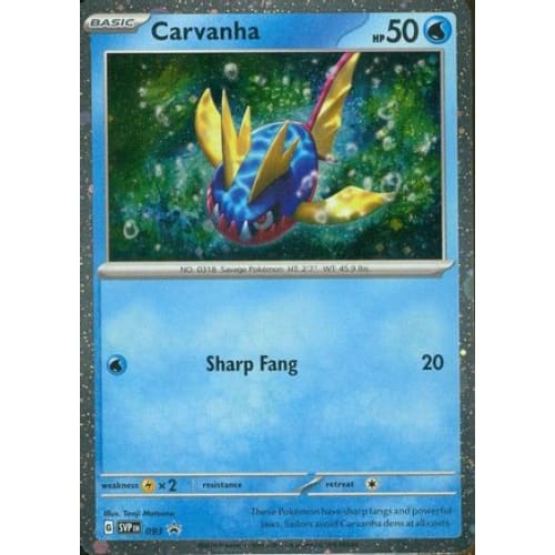Carvanha - 093 (93) Promo Holofoil - Single