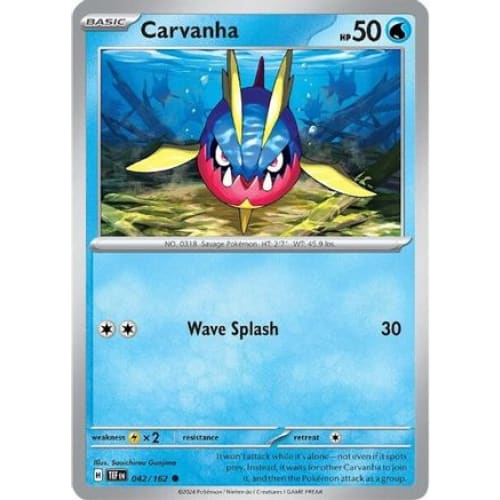 Carvanha (42) Common Reverse Holofoil - Single