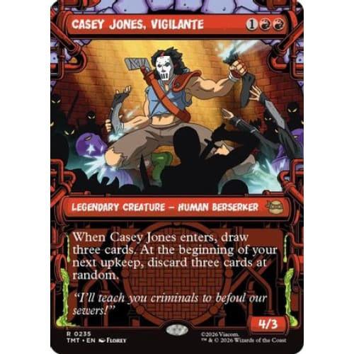 Casey Jones Vigilante (0235) (Showcase) (TMT-235) - Single