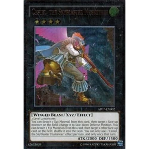 Castel the Skyblaster Musketeer (AP07-EN002) Ultimate Rare