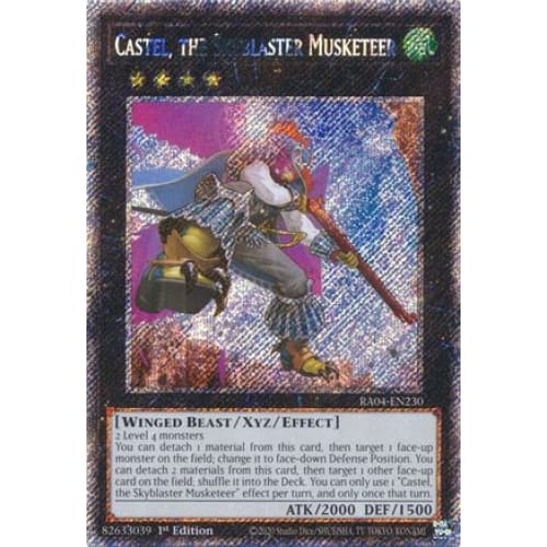 Castel the Skyblaster Musketeer (Platinum Secret Rare)