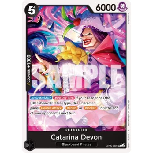 Catarina Devon (Reprint) OP09-084 UC Premium Booster -The
