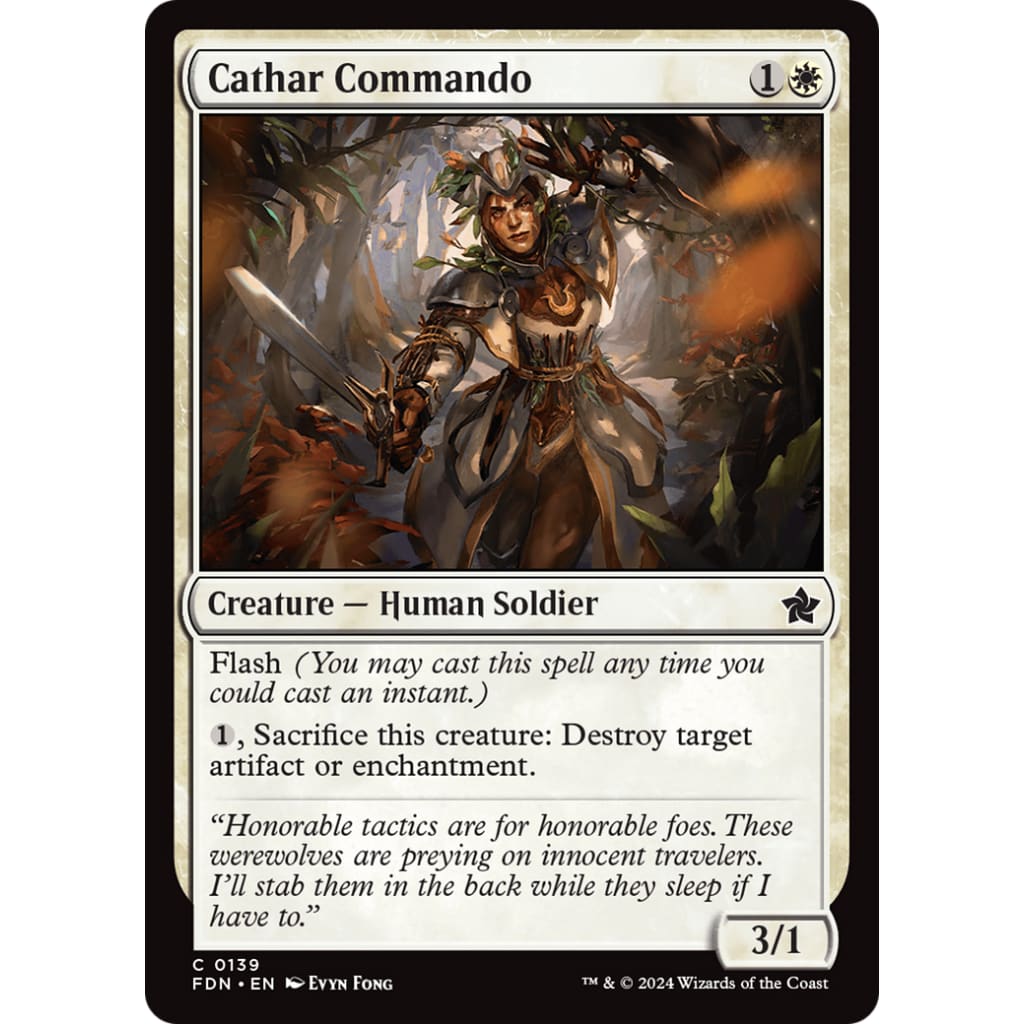 Cathar Commando (FDN-139) Foil - Single