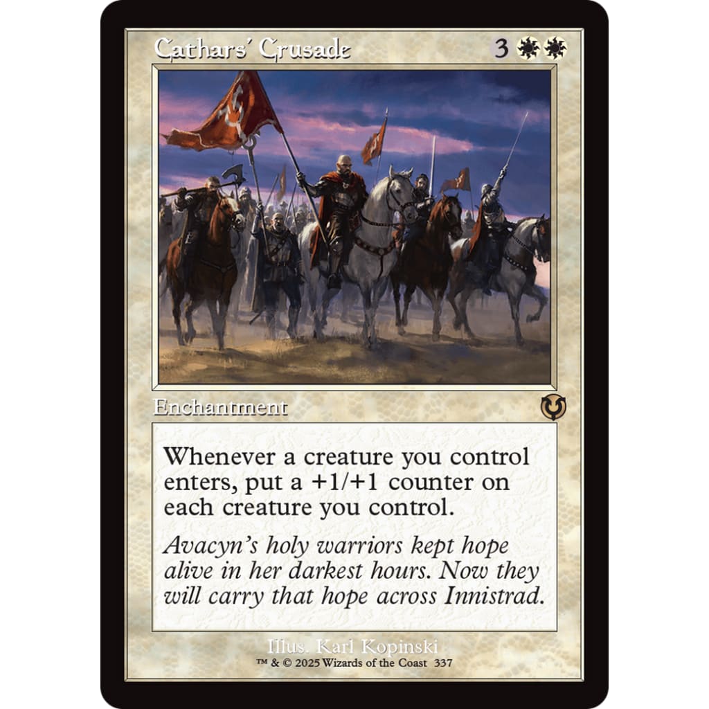 Cathars’ Crusade (Retro Frame) (INR-337) - Single