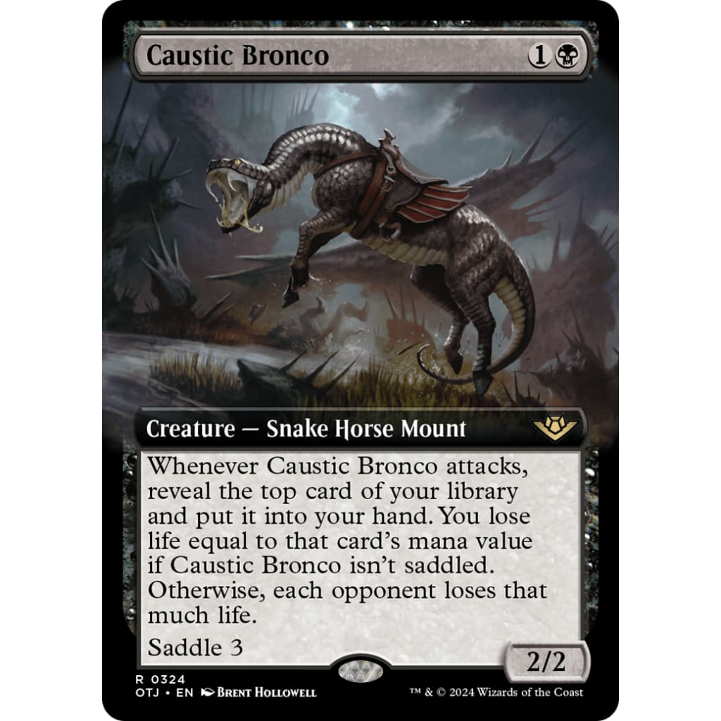 Caustic Bronco (OTJ-324): (Extended Art) - Single