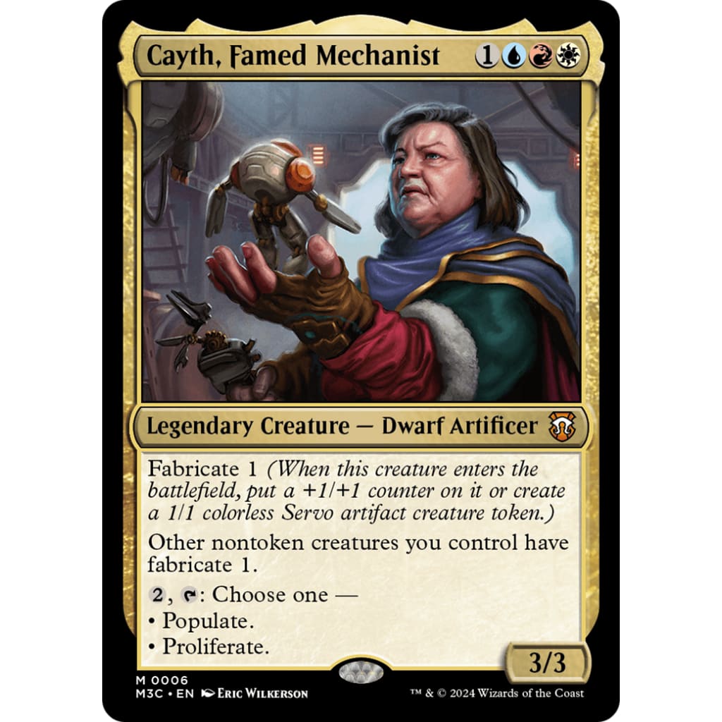 Cayth Famed Mechanist (M3C-006) Foil - Single