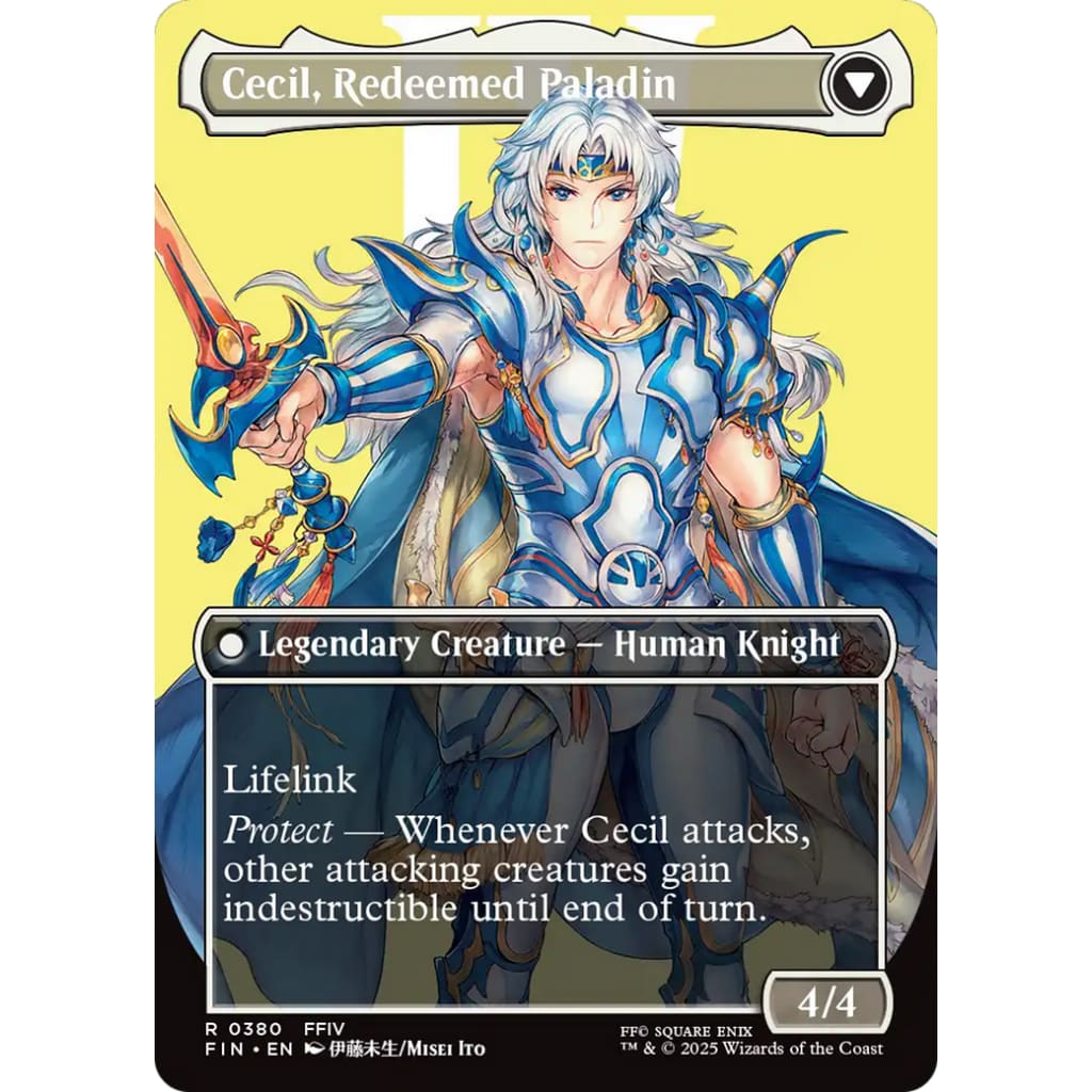 Cecil Dark Knight (Borderless) (FIN-380) - Single