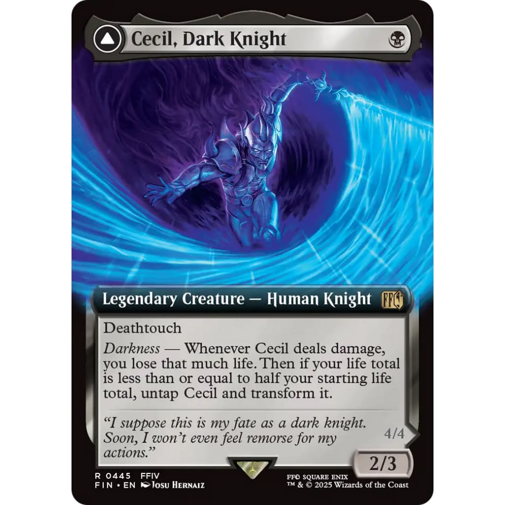 Cecil Dark Knight (Extended Art) (FIN-445): Foil - Single