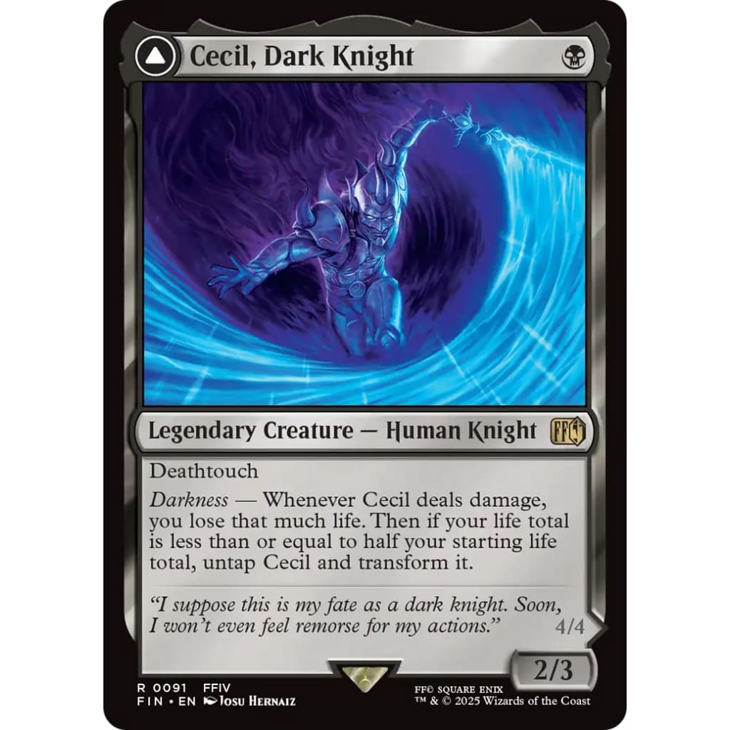 Cecil Dark Knight (FIN-091) - Single