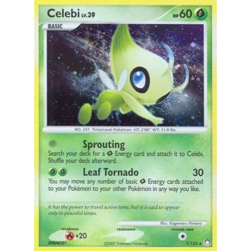 Celebi (007/123) Holo Rare Holofoil - Single