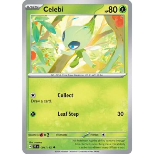 Celebi (4) Uncommon Reverse Holofoil - Single