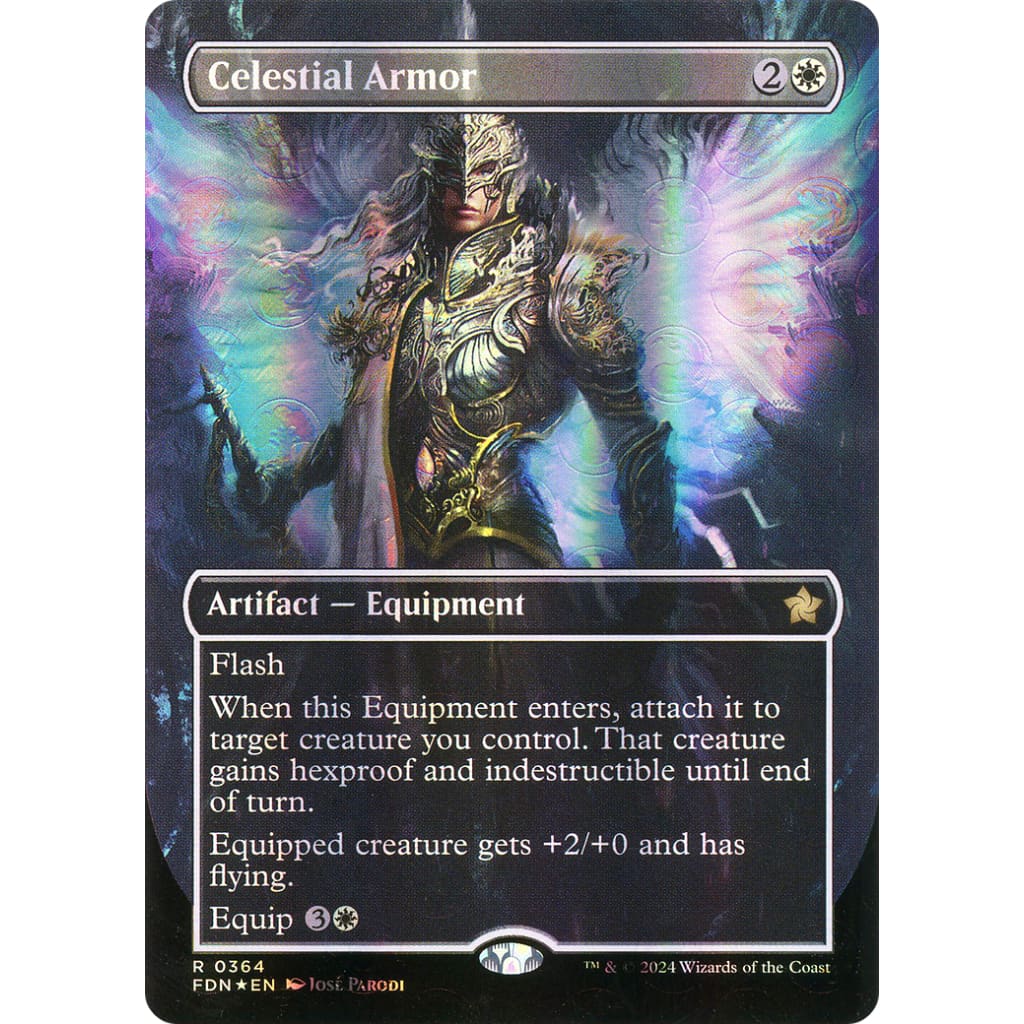 Celestial Armor (FDN-364) (Borderless) Foil - Single