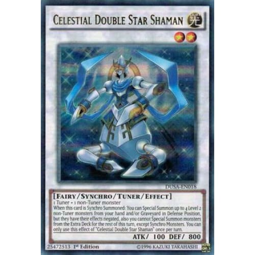 Celestial Double Star Shaman (DUSA-EN018) Ultra Rare 1st