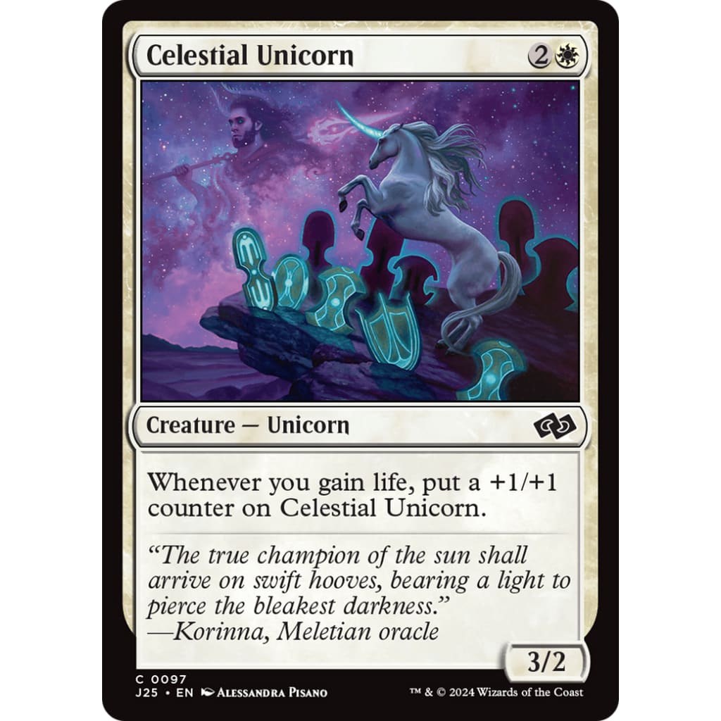 Celestial Unicorn (J25-097) - Single