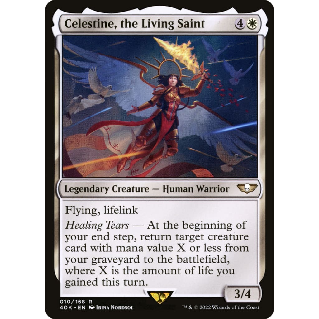 Celestine the Living Saint (40K-010) - Single