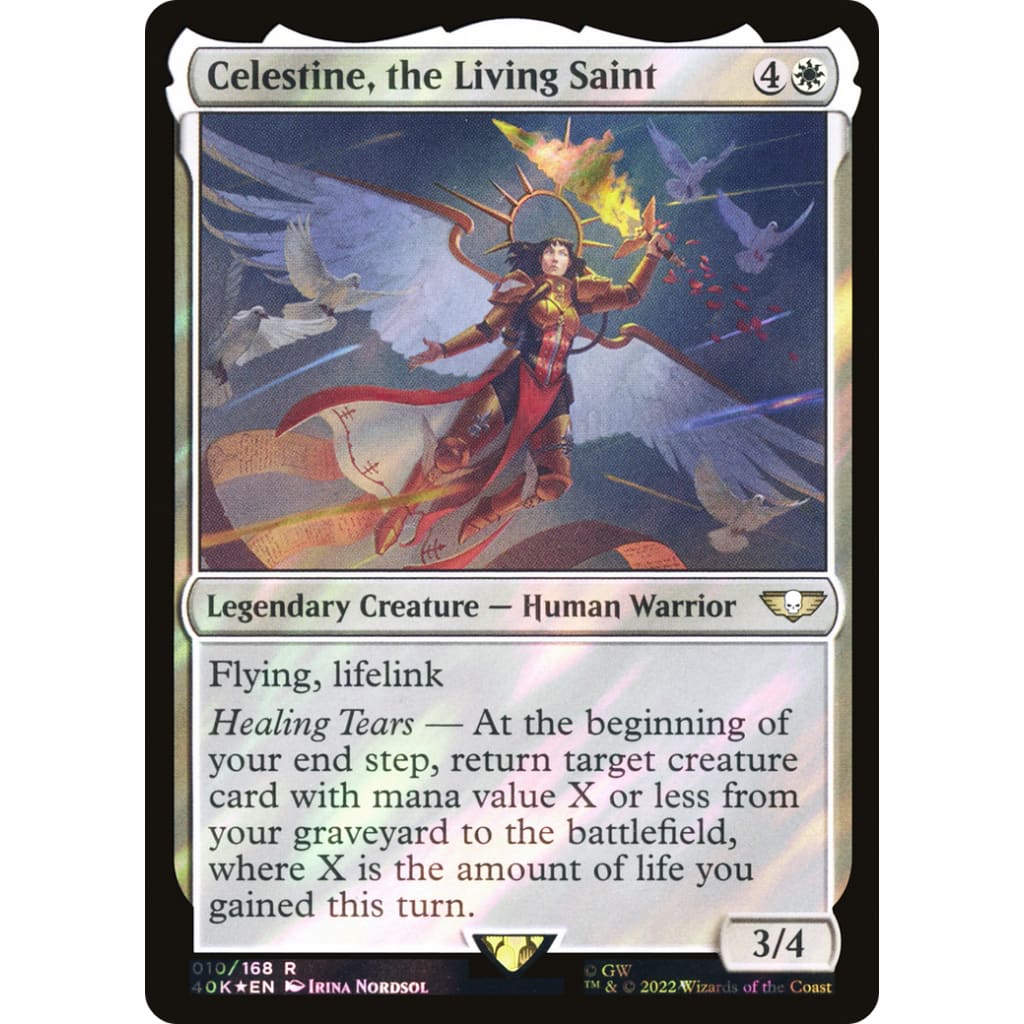 Celestine the Living Saint (40K-10★) Foil - Single