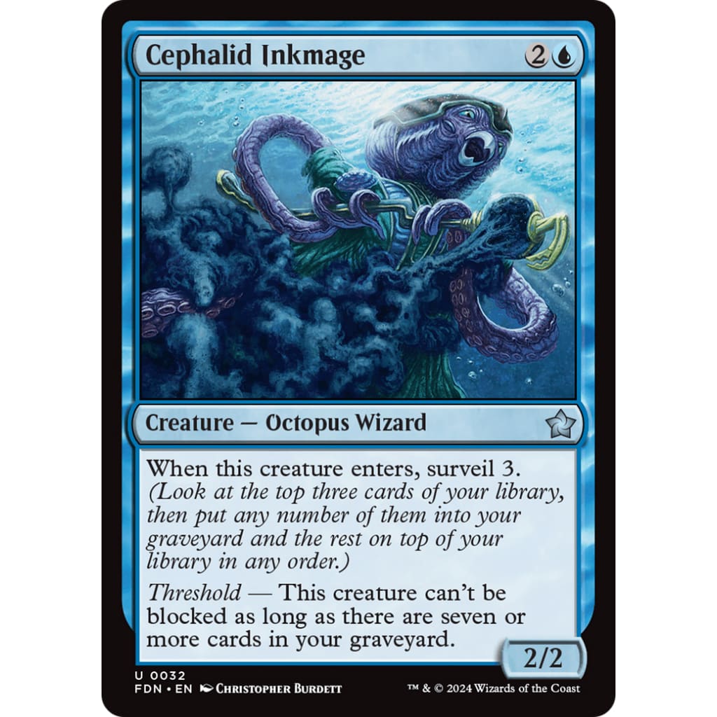 Cephalid Inkmage (FDN-032) Foil - Single
