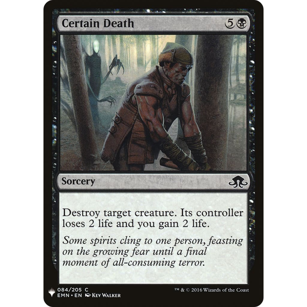 Certain Death (PLST-EMN-84) - Single