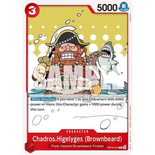 Chadros.Higelyges (Brownbeard) OP10-010 C Royal Blood