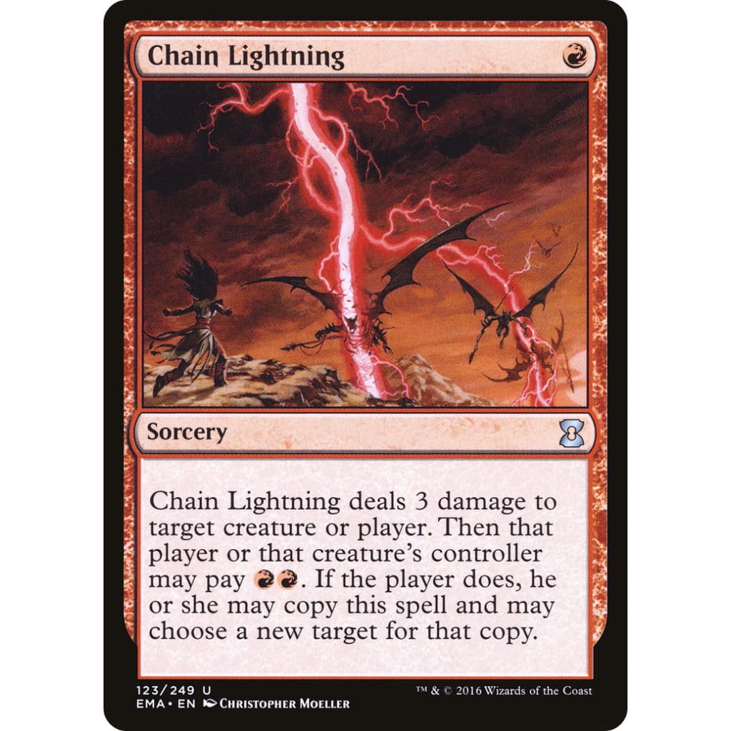Chain Lightning (EMA-123) Foil - Single