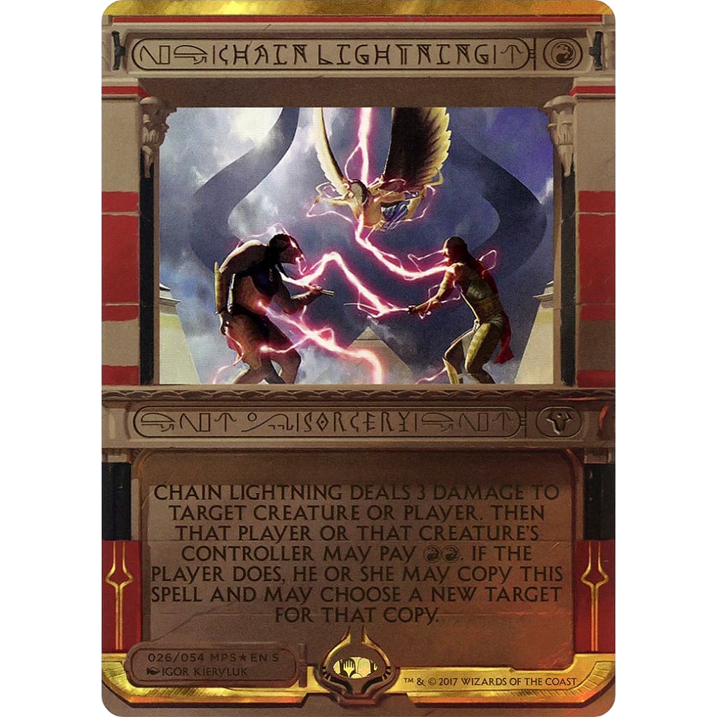 Chain Lightning (MP2-026) (Borderless) Foil - Single
