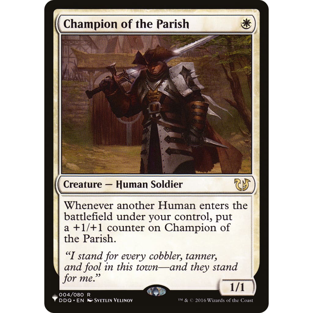 Champion of the Parish (PLST-DDQ-4) - Single