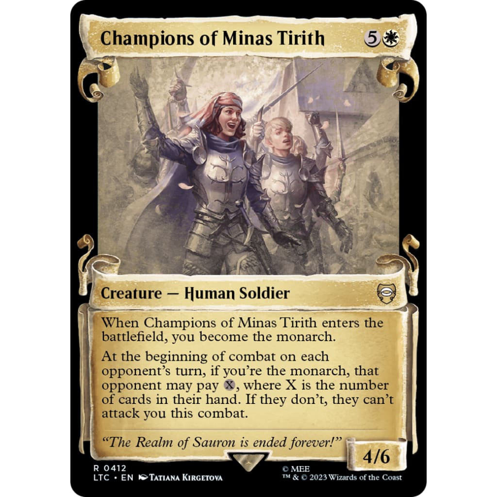 Champions of Minas Tirith (LTC-412): (Showcase) - Single