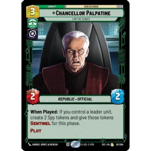 Chancellor Palpatine - I Am the Senate (82/264) - Single