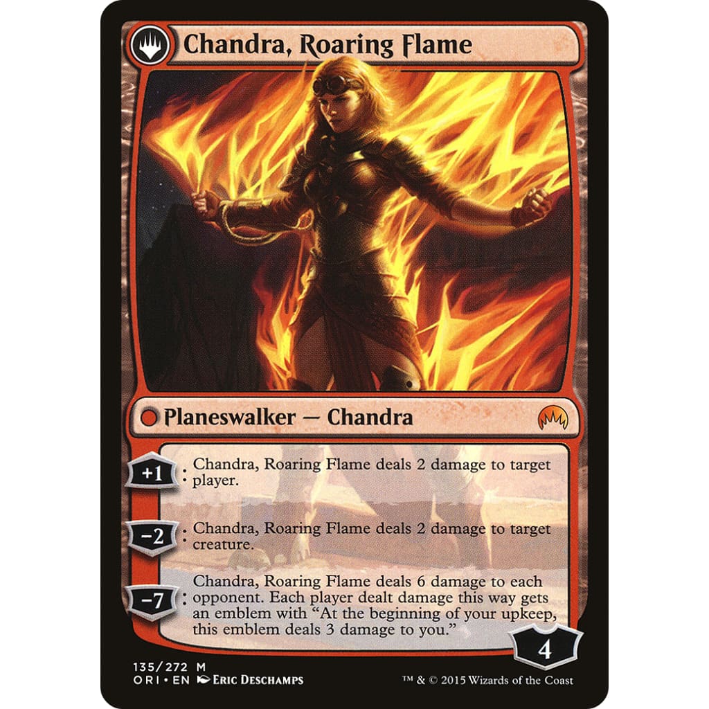 Chandra Fire of Kaladesh // Roaring Flame (PLST-ORI-135):
