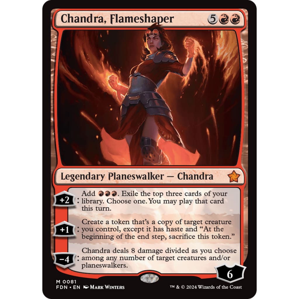 Chandra Flameshaper (FDN-081) Foil - Single