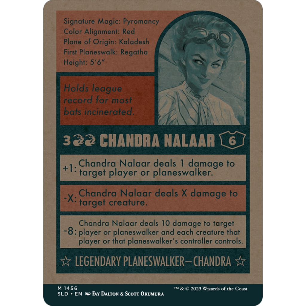 Chandra Nalaar // (SLD-1456): (Full Art) (Borderless)