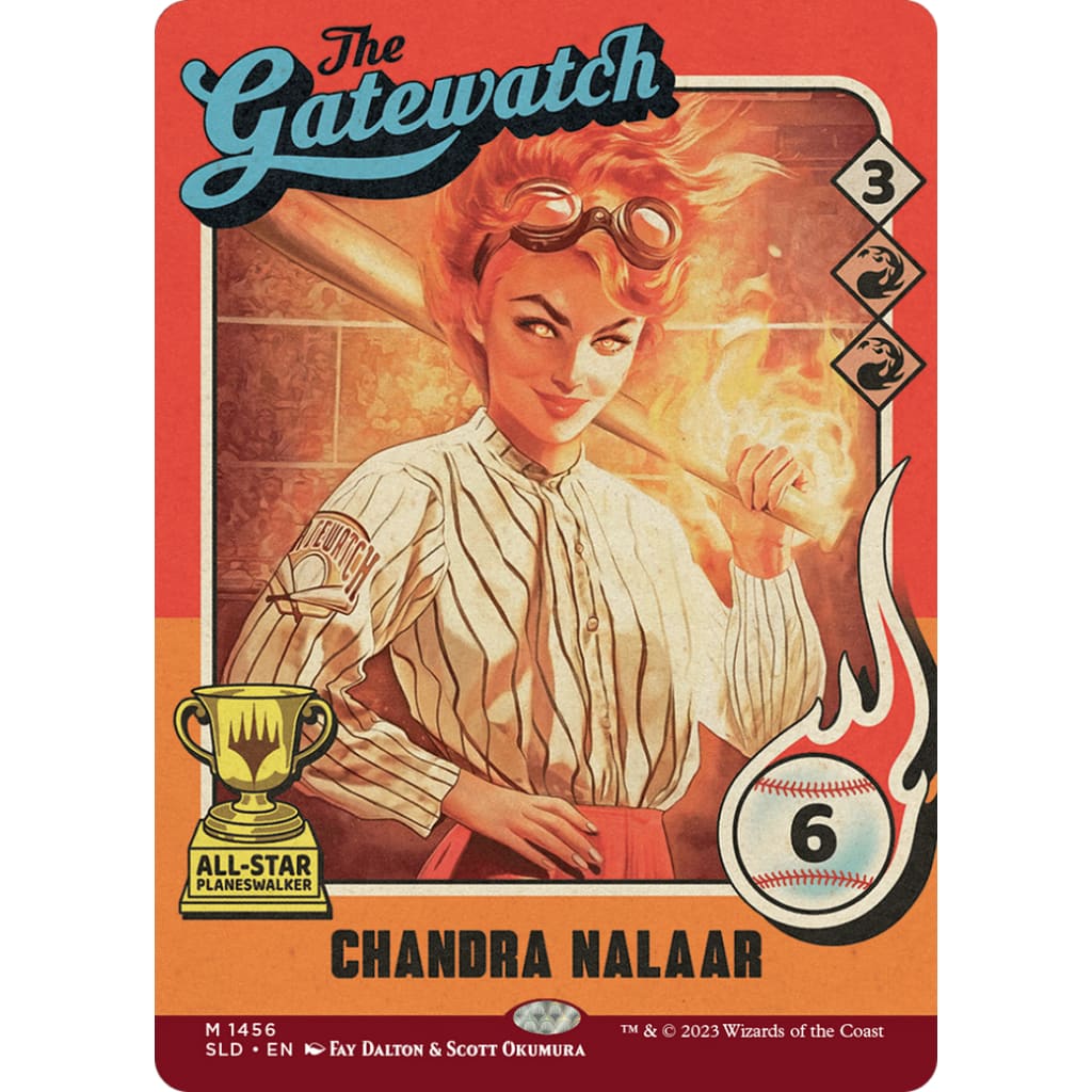 Chandra Nalaar // (SLD-1456): (Full Art) (Borderless)