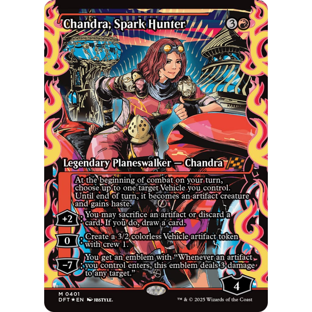 Chandra Spark Hunter (Showcase) (DFT-401) Foil - Single