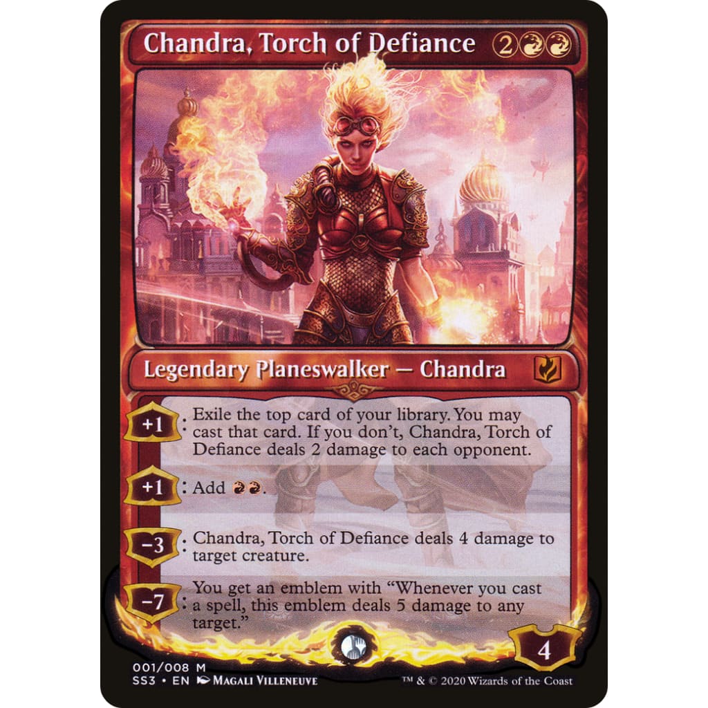 Chandra Torch of Defiance (SS3-001) Foil - Single