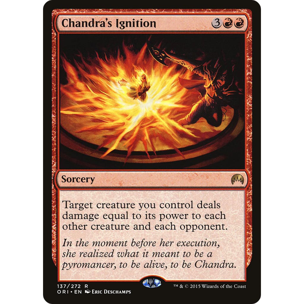 Chandra’s Ignition (ORI-137) Foil - Single