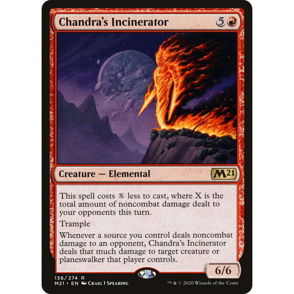 Chandra’s Incinerator (M21-136) Foil - Single