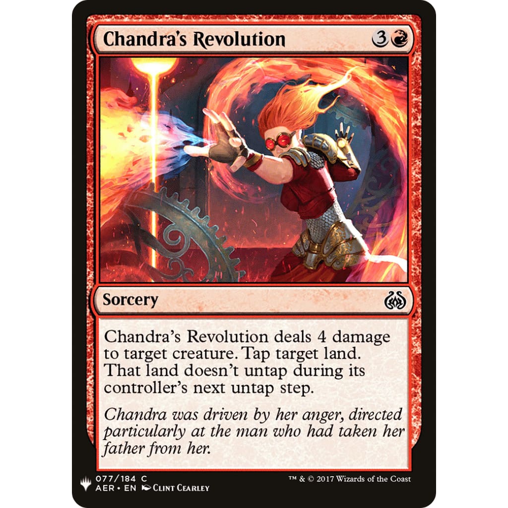 Chandra’s Revolution (PLST-AER-77) - Single