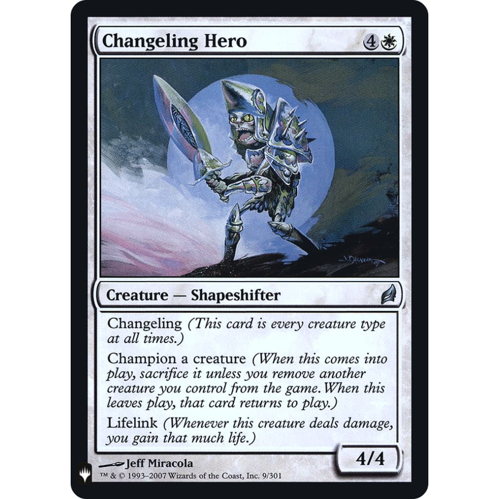 Changeling Hero (PLST-LRW-9) - Single